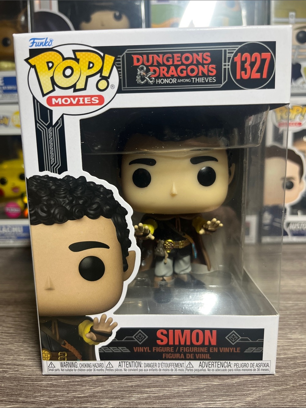 Funko Pop! Movies Dungeons & Dragons Simon Vinyl Figure - Black, Gold, Brown